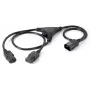 Virtakaapeli Y-haara Equip 112210 1,6 m C14 - 2x C13
