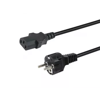Equip 112110 virtakaapeli musta 1,8 m CEE7/7 IEC C13