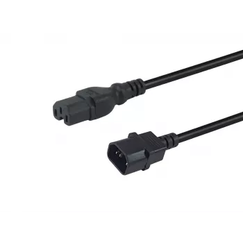 Equip 112171 virtakaapeli musta 3 m C14-liitin C15-liitin