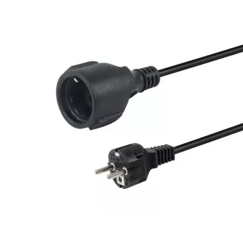 Equip 112181 virtakaapeli musta 3 m CEE7/7 CEE7/3