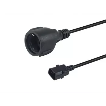 Equip 112106 virtakaapeli musta 0,25 m IEC C14 CEE7/3