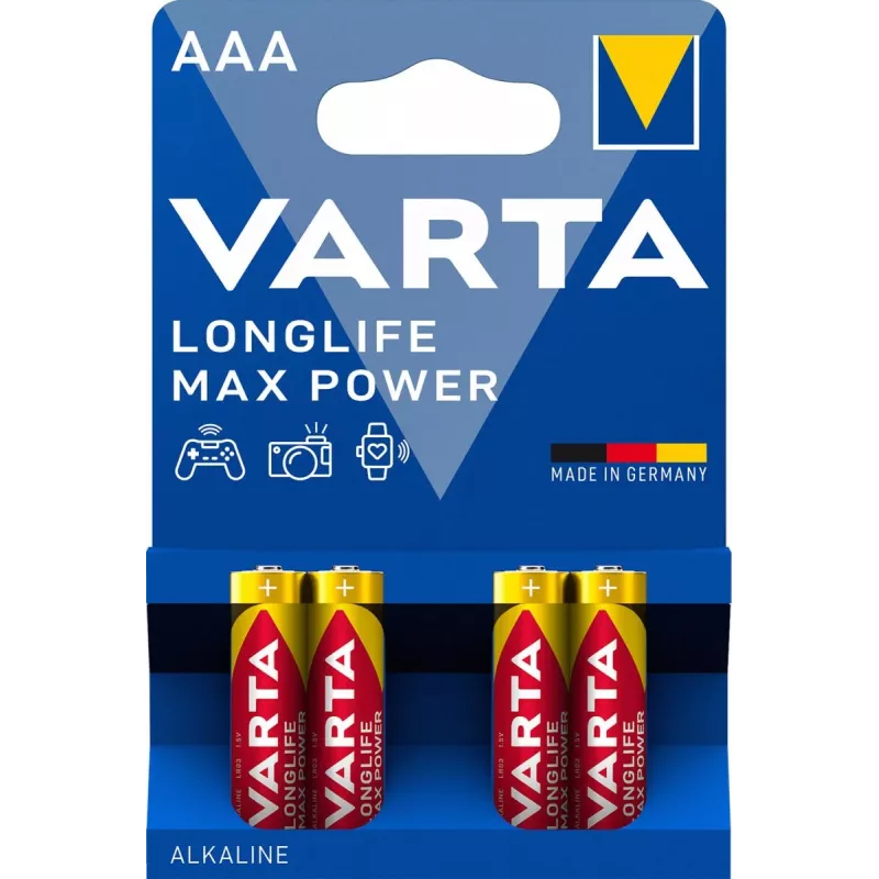 VARTA Longlife Max Power -paristo Micro AAA LR03 1x4