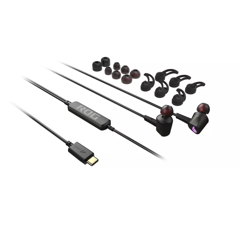 ASUS ROG CETRA II kuulokkeet johdollinen in-ear pelikäyttöön USB Type-C musta