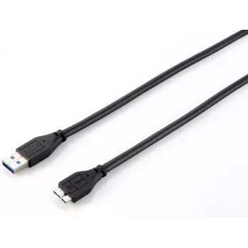 USB 3.0 Type-A - Micro-B kaapeli Equip 128397