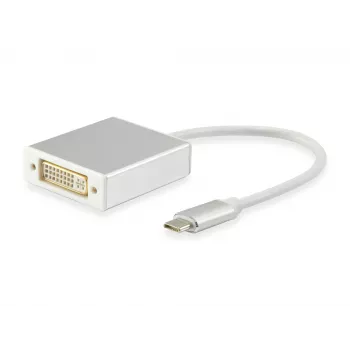 USB Type-C - DVI-I Dual Link sovitin Equip 133453