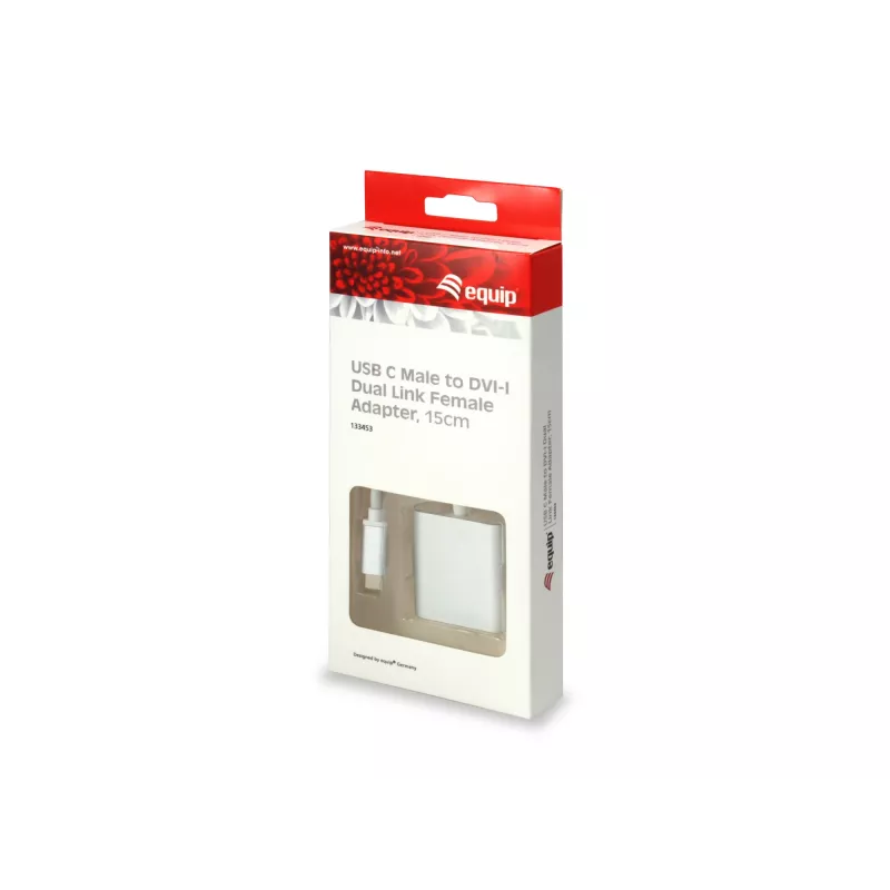 USB Type-C - DVI-I Dual Link sovitin Equip 133453