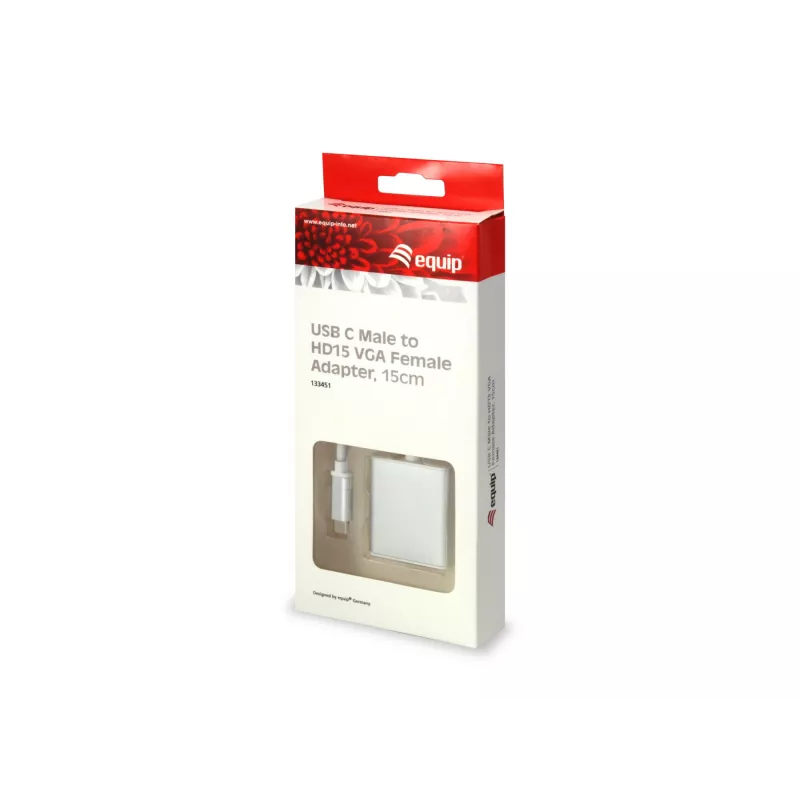 USB Type-C - HD15 VGA sovitin Equip 133451