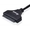 Equip USB 3.0 - SATA sovitin, musta, 5 Gbit/s, CE, 50 mm, 9,5 mm, 550 mm