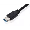 Equip USB 3.0 - SATA sovitin, musta, 5 Gbit/s, CE, 50 mm, 9,5 mm, 550 mm