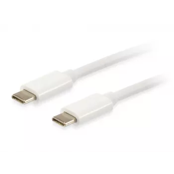 Equip Platinum USB Type-C -kaapeli, 2 m, USB C, USB C, USB 3.2 Gen 2 (3.1 Gen 2), 10 Gbit/s, valkoinen