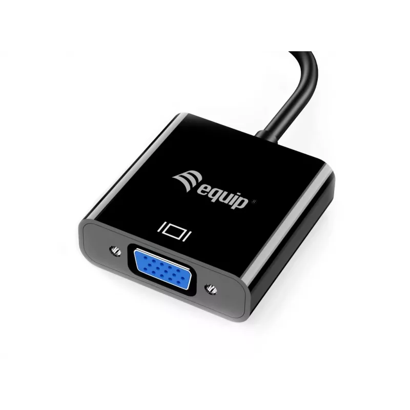 Equip USB 3.0 - VGA -adapteri, 3.2 Gen 1 (3.1 Gen 1), USB Type-A, VGA (D-Sub) -lähtö, 1920 x 1080 pikseliä