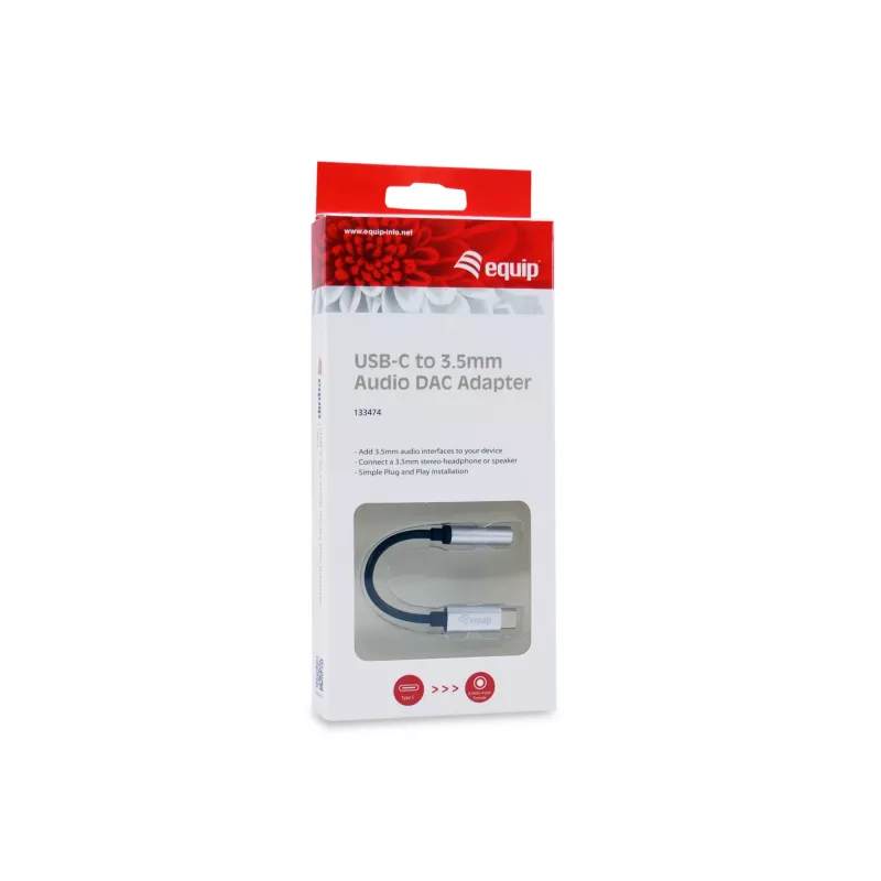 Equip USB-C - 3,5 mm -audio-DAC-adapteri