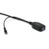 Equip 133348 USB-kaapeli USB 3.2 Gen 1 (3.1 Gen 1) 15 m USB A musta