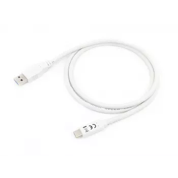 Equip USB 3.2 Gen 1 Type-C - A -kaapeli, M/M, 1 m, 1 m, USB A, USB C, USB 3.2 Gen 1 (3.1 Gen 1), 5 Gbit/s, valkoinen