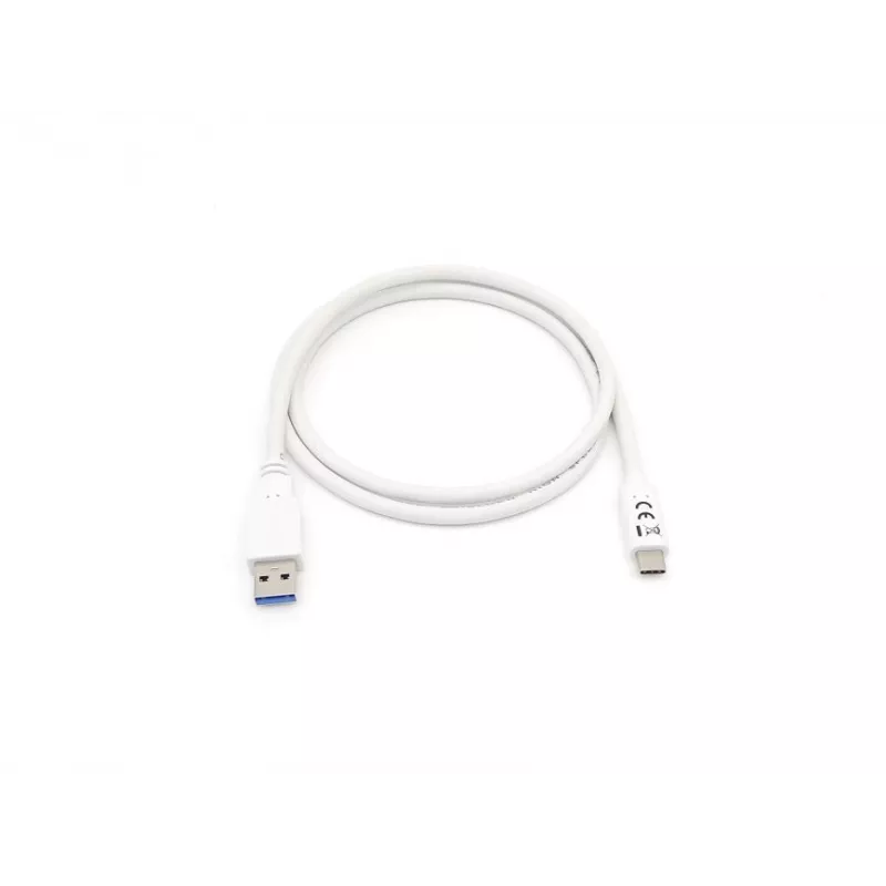 Equip USB 3.2 Gen 1 Type-C - A -kaapeli, M/M, 1 m, 1 m, USB A, USB C, USB 3.2 Gen 1 (3.1 Gen 1), 5 Gbit/s, valkoinen
