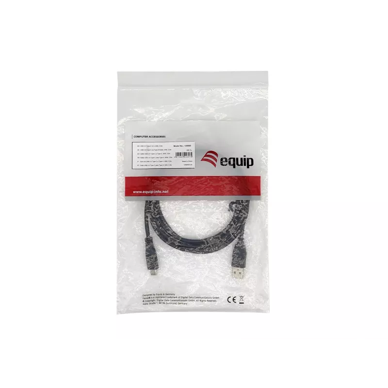 USB 2.0 Type-C - A -kaapeli Equip 128886 3,0 m