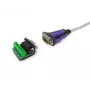 Equip USB-A - sarjaportti RS-422/485 DB9 -adapterikaapeli, harmaa, 1,5 m, USB Type-A, DB-9, uros, uros