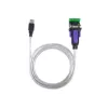 Equip USB-A - sarjaportti RS-422/485 DB9 -adapterikaapeli, harmaa, 1,5 m, USB Type-A, DB-9, uros, uros