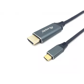 Equip USB-C - HDMI -kaapeli, M/M, 1,0 m, 4K/60Hz