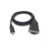 Equip USB-C - sarjaportti DB9 -kaapeli M/M 1,5 m musta