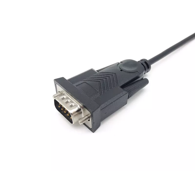 Equip USB-C - sarjaportti DB9 -kaapeli M/M 1,5 m musta