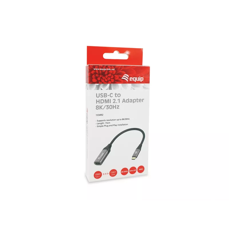 Equip USB-C - HDMI 2.1 -adapteri 8K 30Hz 0,15 m