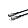 Equip USB 3.2 Gen 2 C - C -jatkokaapeli, M/W, 0,5 m, 4K/60Hz, 10 Gbit/s