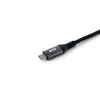 Equip USB 2.0 C - C 90° kulmakaapeli, M/M, 1,0 m, 100 W Emark-piirisarjalla