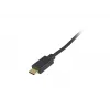 Equip USB 2.0 C - C 90° kulma spiraalikaapeli M/M 1 m musta