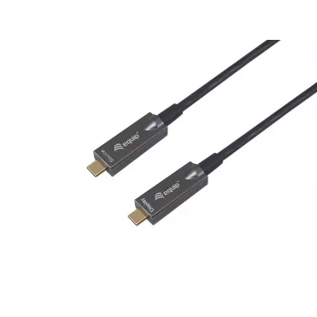 Equip USB-C - C aktiivinen optinen kaapeli, 10 m, 4K/60Hz, video+data+PD