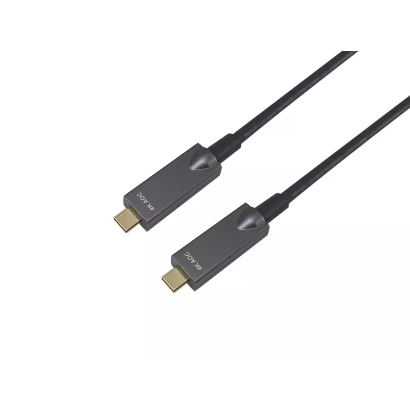 Equip USB-C - C aktiivinen optinen kaapeli, 10 m, 4K/60Hz, video+data+PD