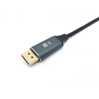 Equip USB-C - DisplayPort -premiumkaapeli, M/M, 1,0 m, 8K/60 Hz