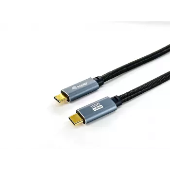 Equip USB 3.2 Gen 2 C - C -kaapeli, M/M, 2,0 m, 5A, PD 100W, 4K/60Hz, 10Gbps
