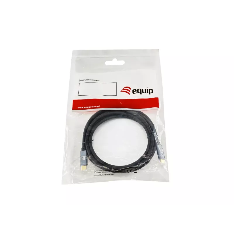 Equip USB 3.2 Gen 2 C - C -kaapeli, M/M, 2,0 m, 5A, PD 100W, 4K/60Hz, 10Gbps
