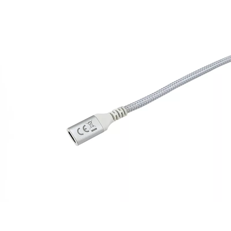 Equip USB 3.2 Gen 2 C - C -jatkokaapeli, 0,5 m, M/F, 4K/60Hz, 10 Gbit/s, valkoinen