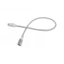 Equip USB 3.2 Gen 2 C - C -jatkokaapeli, 1,0 m, M/F, 4K/60Hz, 10Gbps, valkoinen