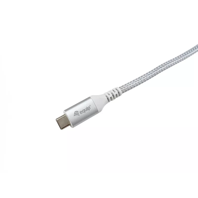Equip USB 3.2 Gen 2 C - C -jatkokaapeli, 1,0 m, M/F, 4K/60Hz, 10Gbps, valkoinen
