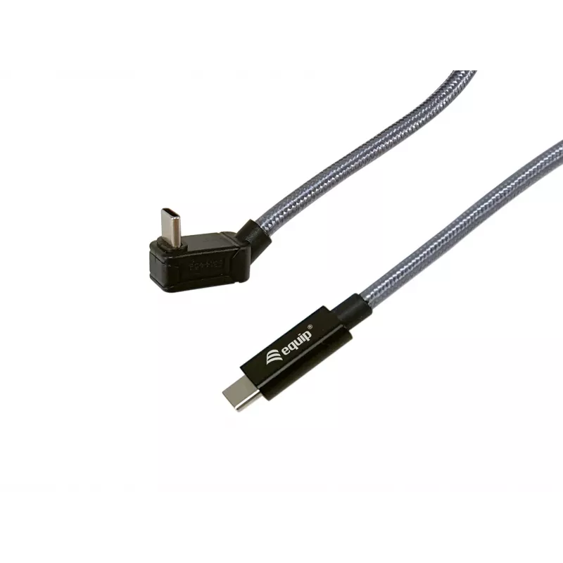 Equip USB 3.2 Gen 2x2 C - C U-uroskaapeli, 1,0 m, musta, M/M, PD240W, 4K/60Hz, 20 Gbps