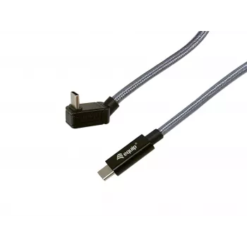 Equip USB 3.2 Gen 2x2 C - C U-uroskaapeli, 2,0 m, musta, M/M, PD240W, 4K/60Hz, 20Gbps