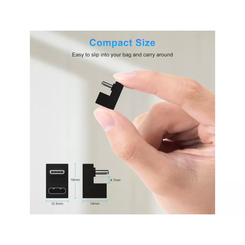 USB-C U-urosadapteri Equip 133476 10Gbps PD 100W 2 kpl:n pakkaus