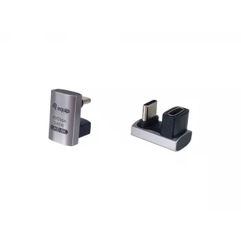 USB 4 C-C U-urosadapteri Equip 133477 40 Gbit/s PD 240 W 2 kpl:n pakkaus
