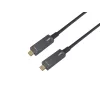 Equip USB-C - C aktiivinen optinen kaapeli, M/M, 15 m, PD 60 W, 4K/60 Hz, 10 Gbit/s, video+data+PD