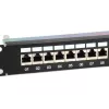Equip 24-porttinen Cat.6A -patchpanel, suojattu