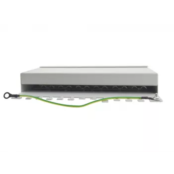 Equip 12-porttinen Cat.6 pöytäpatch-paneeli, vaaleanharmaa, 10/100/1000Base-T(X), Gigabit Ethernet, 1000 Mbit/s, RJ-45, Cat6, 1U