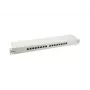 Equip 327316 Premium 16-porttinen Cat.5e suojattu patch-paneeli, vaaleanharmaa
