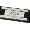 Equip 24-porttinen Cat.5e suojaamaton patch-paneeli, musta, Cat5e, rack-asennus, 1U, musta, RoHS, CE