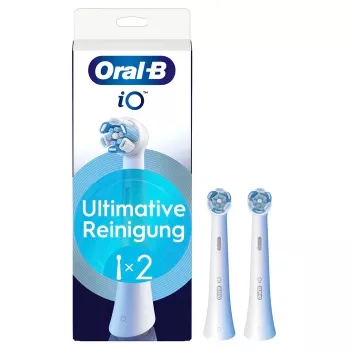 Oral-B iO Ultimate Clean vaihtoharjaspäät, valkoinen, 2 kpl