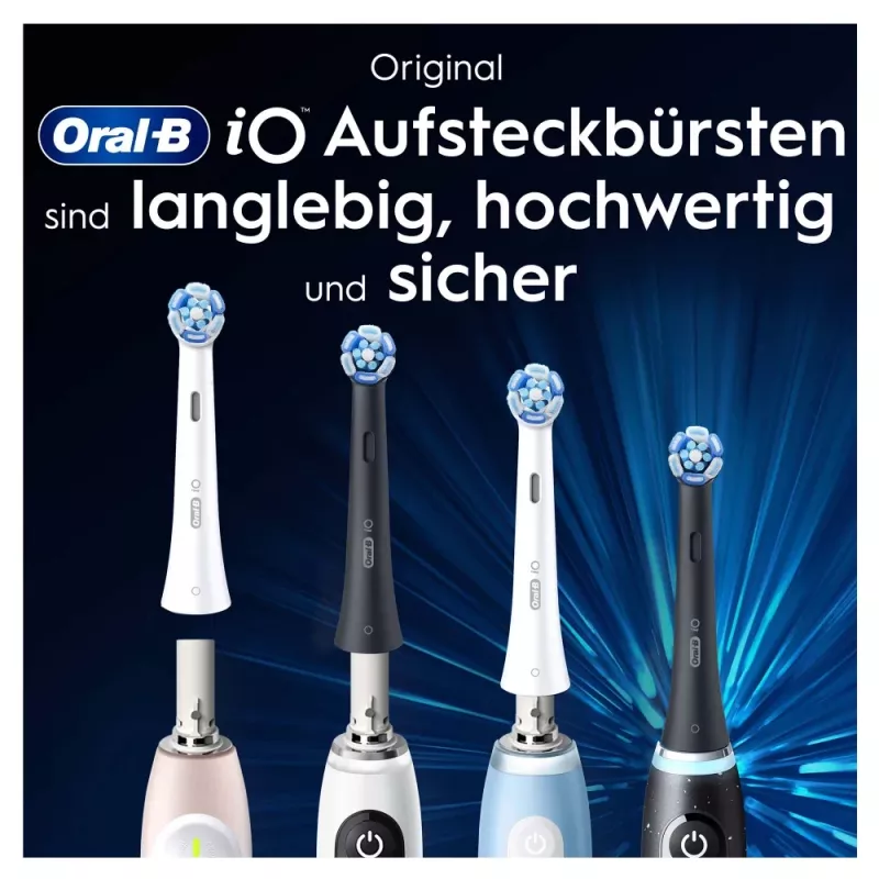 Oral-B iO Ultimate Clean vaihtoharjaspäät, valkoinen, 2 kpl