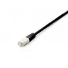 Verkkokaapeli Equip Cat.6A Platinum S/FTP RJ-45 1,0 m musta