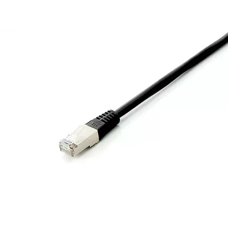 Equip Cat.6A Platinum S/FTP patch-kaapeli, 10 m, musta